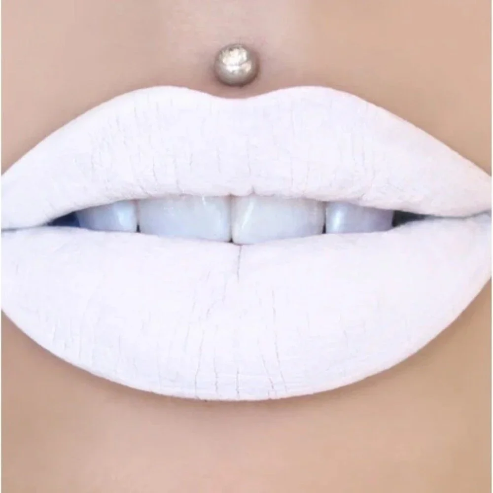 Jeffree Star Velour Liquid Lipstick Drug Lord White Matte Full Size 0.19 Fl. Oz